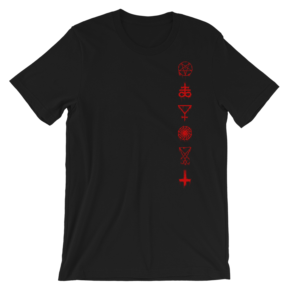 Infernal Red Occult Tee - From The Morgue Apparel